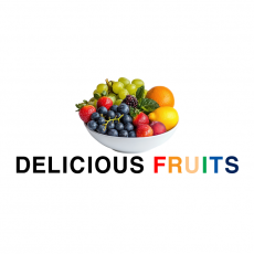 텍스트+로고 디자인 NO-20 / delicious fruits