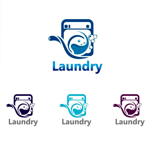 텍스트+로고 디자인 NO-24 / laundry